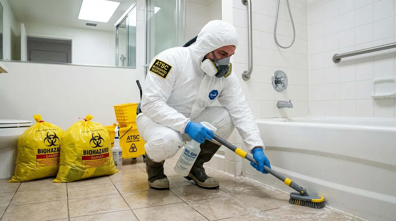 Decontamination equipment deployed for Blood Cleanup in Sonoma